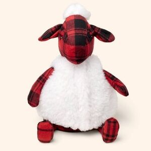 Woolrich X Target Buffalo Check Plaid Red and White Sheep Animal Plush